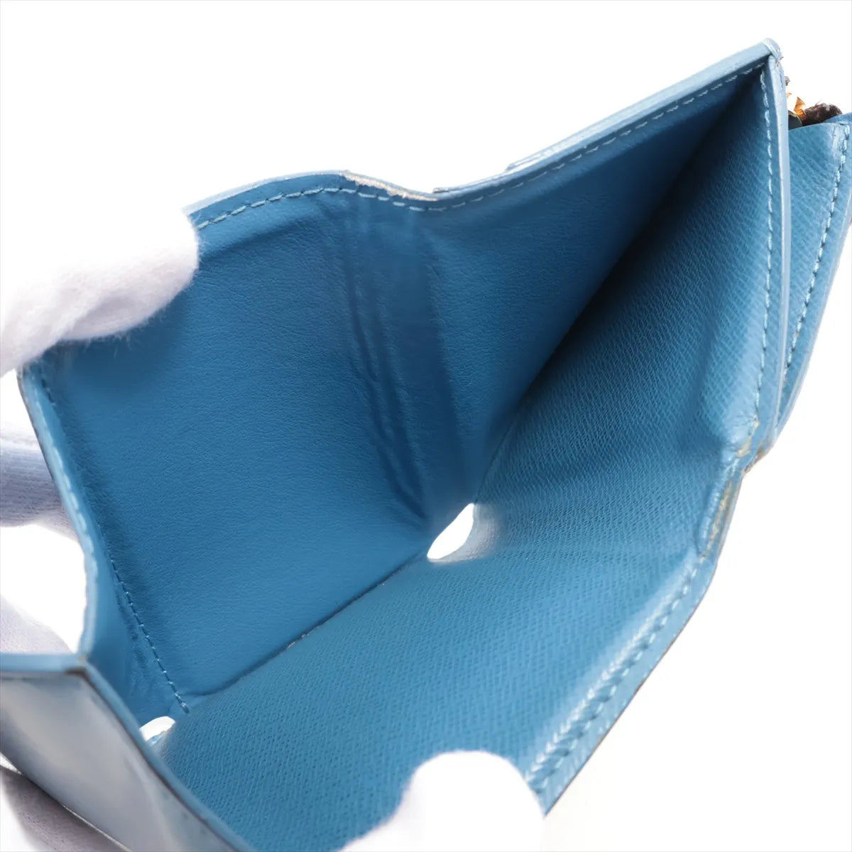 Louis Vuitton Monogram Portefeuille Zoé Brown x Blue