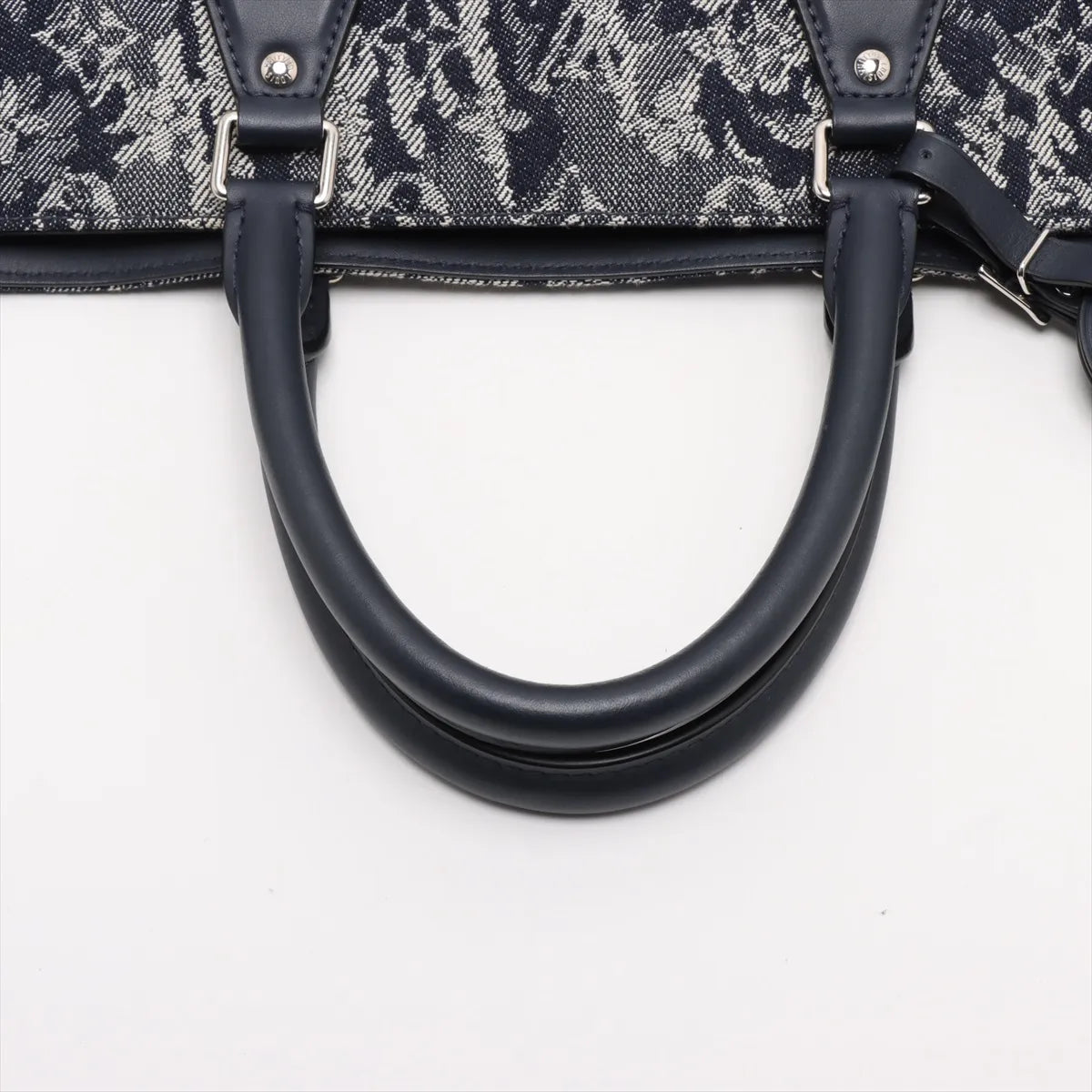 Louis Vuitton Monogram Tapestry Grand Sac Navy Blue