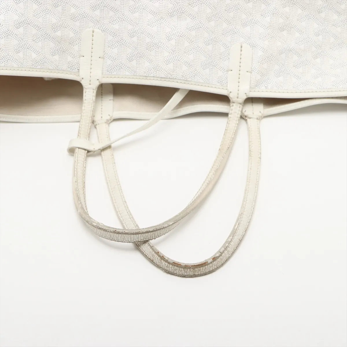 Goyard Saint Louis PM Tote Bag White
