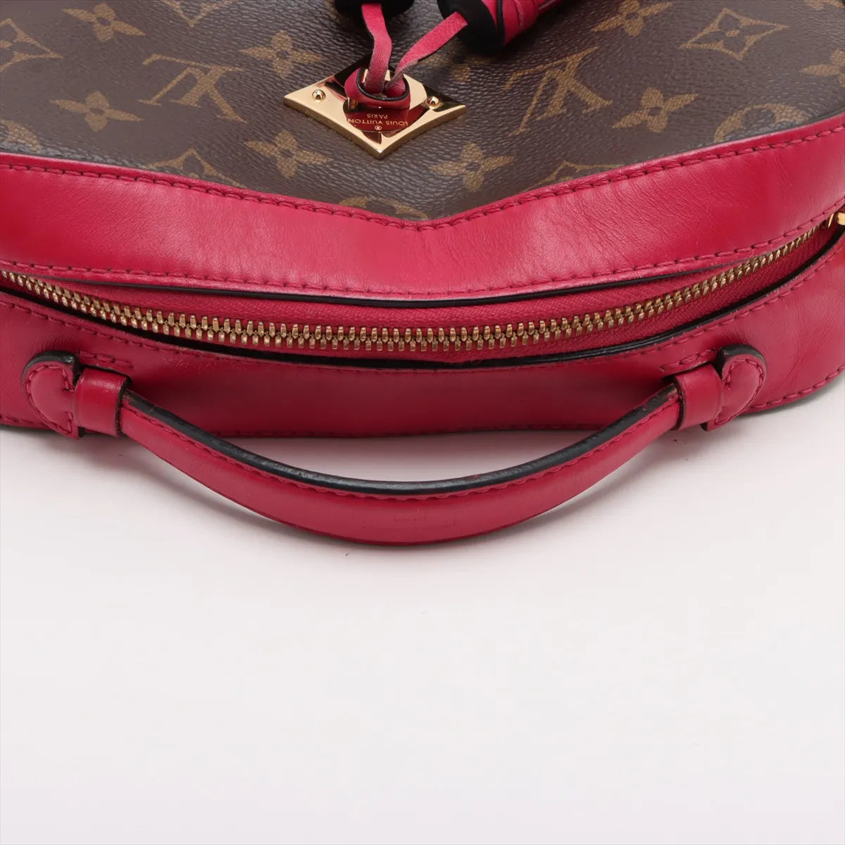 Louis Vuitton Monogram Saintonge Brown x Pink