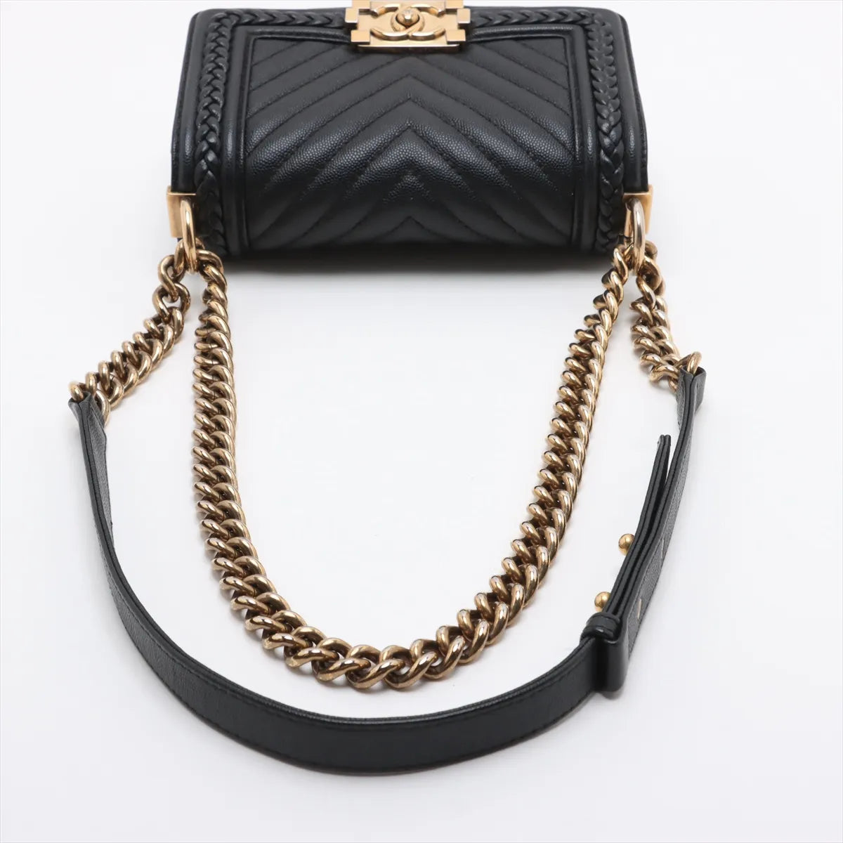 Chanel Boy Chanel 20 Small Chain Shoulder Bag Black