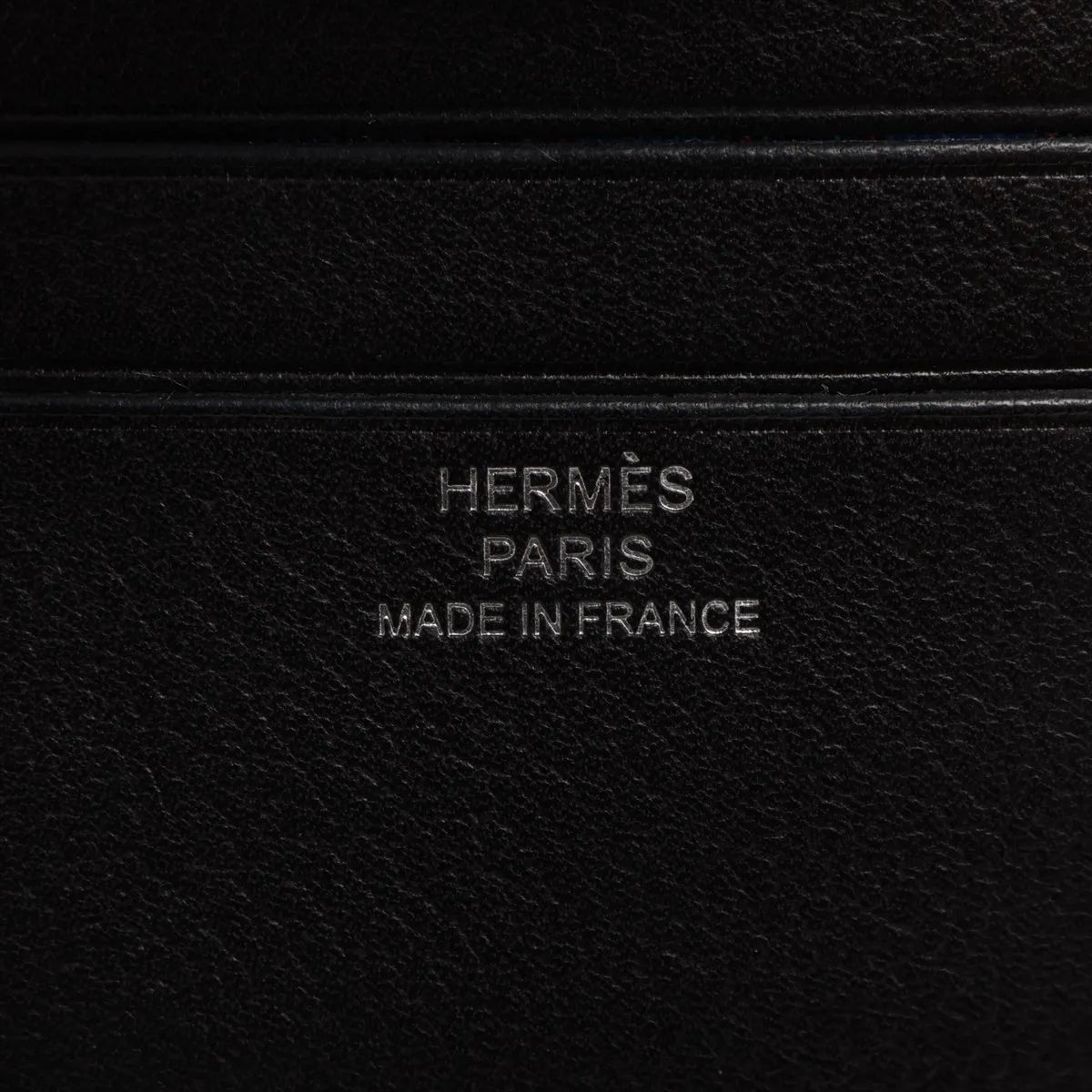 Hermès Citizen Twill Compact Card Holder Black
