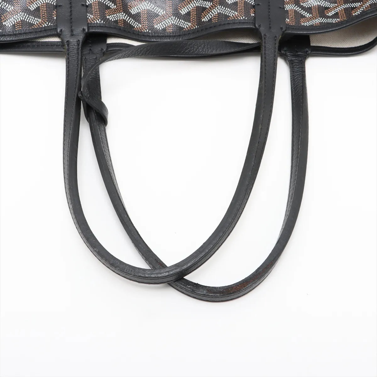 Goyard Saint Louis PM Tote Bag Brown x Black