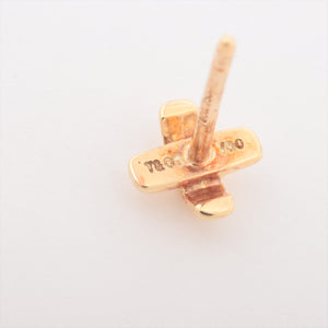Tiffany & Co. Cross Stitch Stud Earring Gold