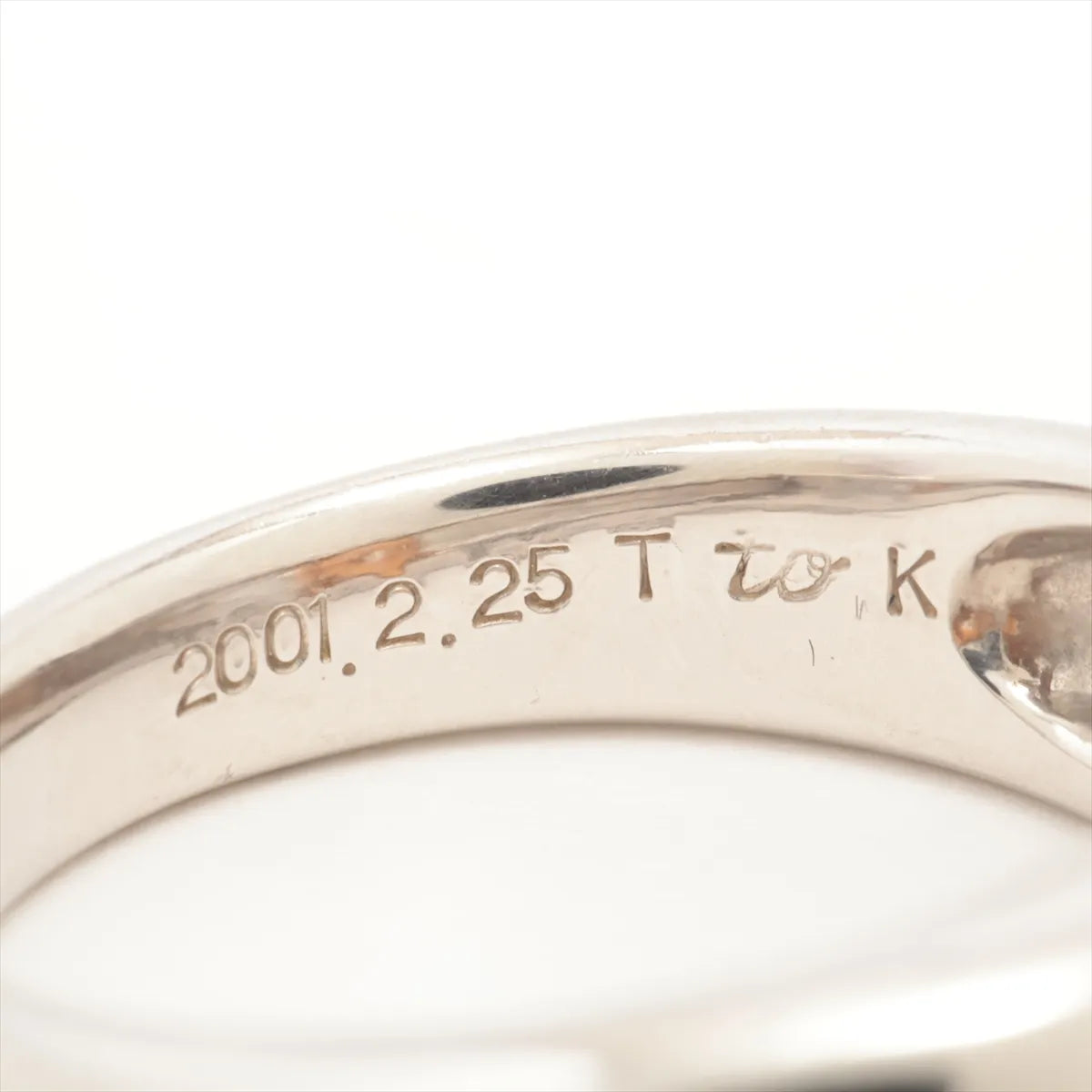 K.UNO Diamond Ring Rose Gold × Platinum