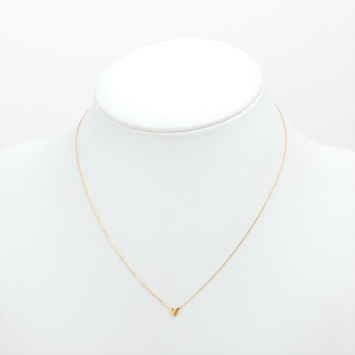 Ahkah Full Heart Necklace Yellow Gold