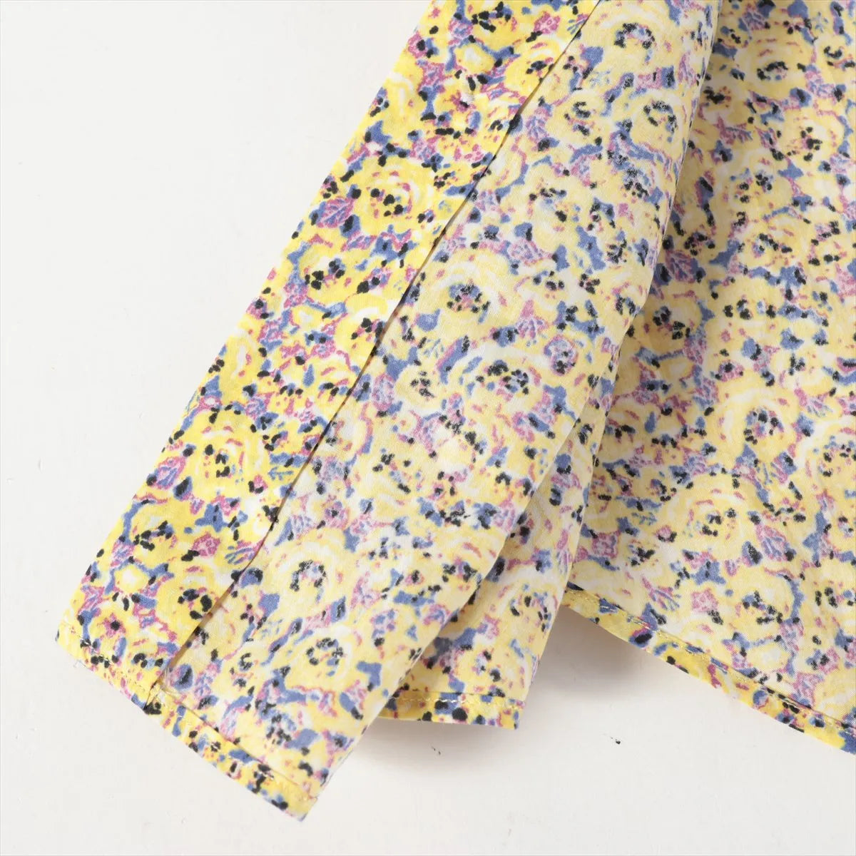Louis Vuitton Cotton Long Sleeve Yellow x Multicolor Print