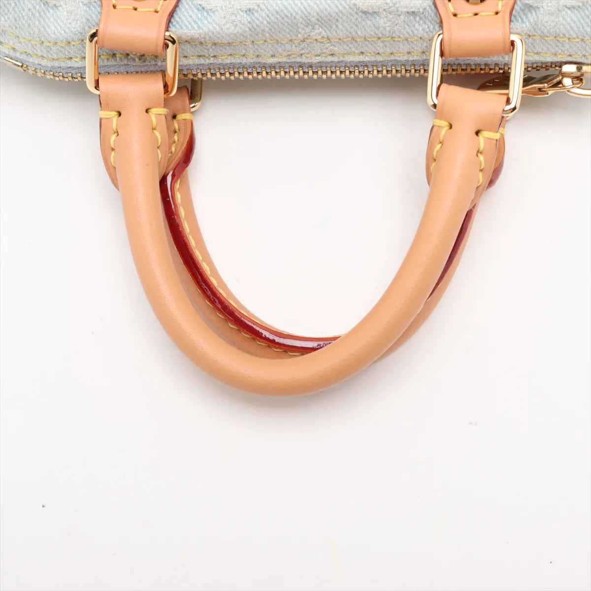 Louis Vuitton Monogram Denim Nano Speedy Blue