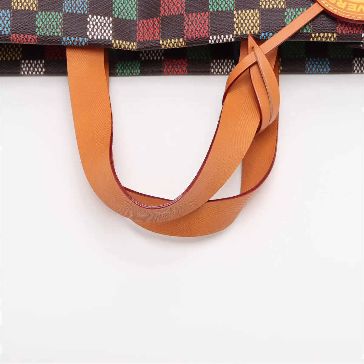 Louis Vuitton LV Vers United Damier Ebene Canvas Shopper Tote Bag MM Multicolor