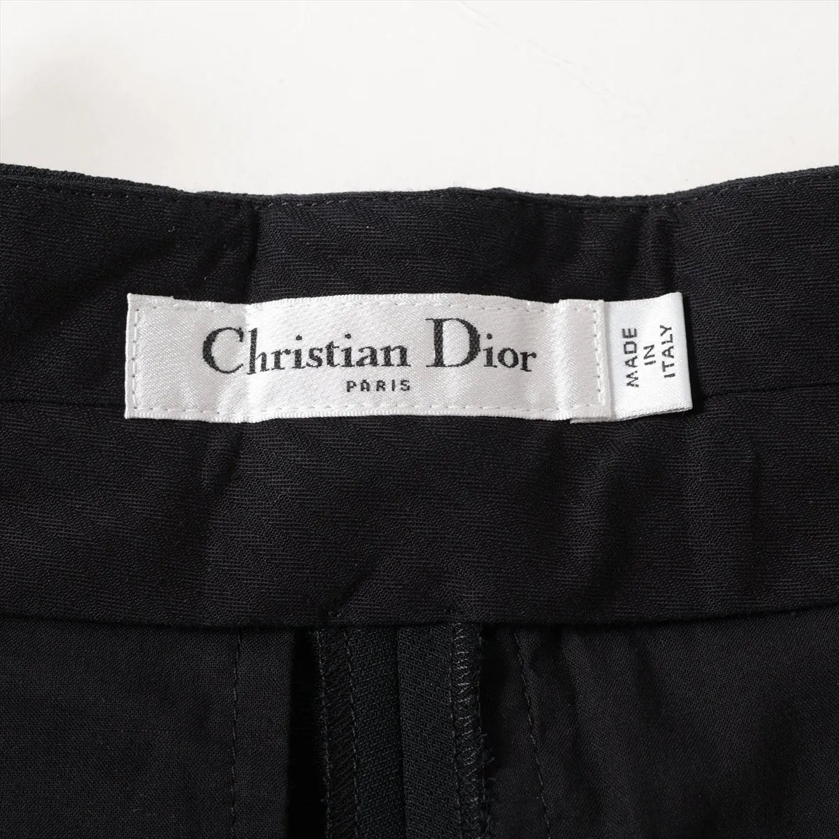 Christian Dior Wool Slacks Black