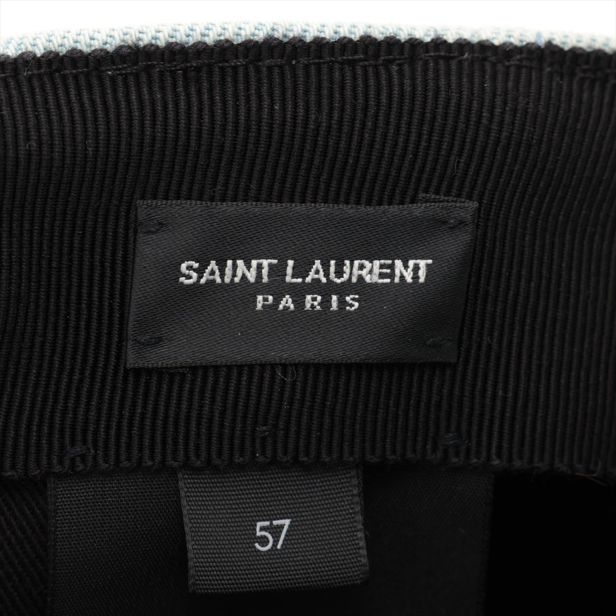 Saint Laurent YSL Logo Cap Light Denim