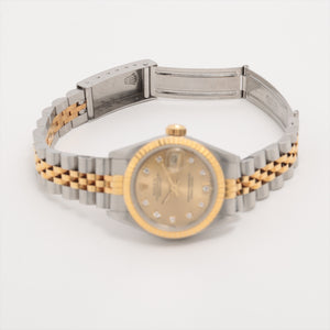 Rolex Oyster Perpetual Datejust Champagne Dial Jubilee Bracelet Watch