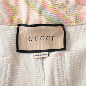 Gucci Multicolor Cotton Linen Shorts