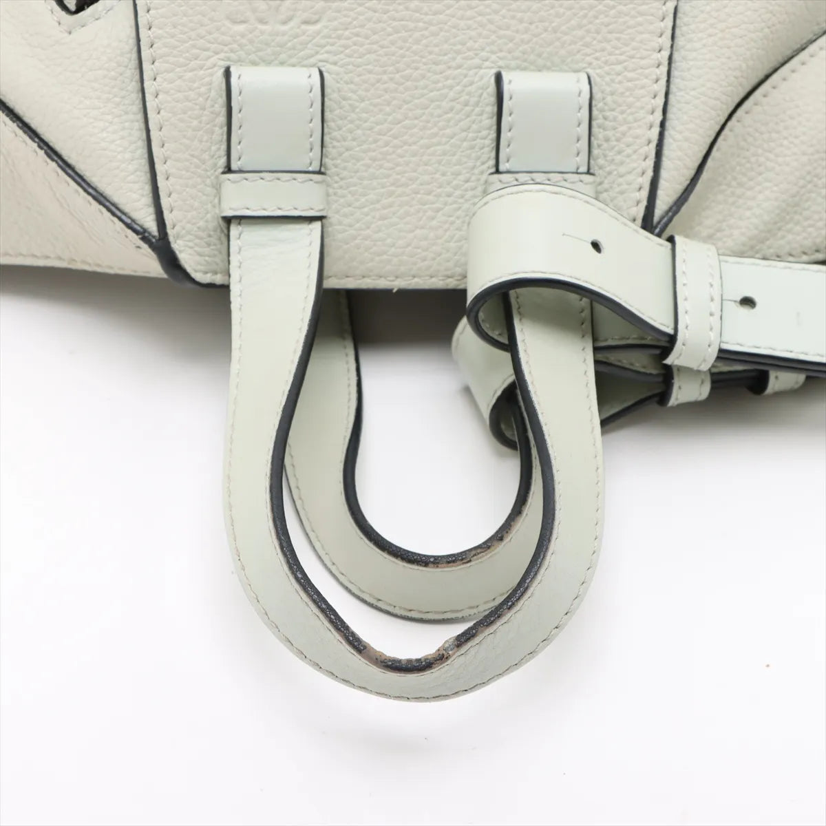 Loewe Hammock Small Leather Two-Way Handbag Green