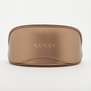 Gucci Heart Interlocking G Square Sunglass Purple