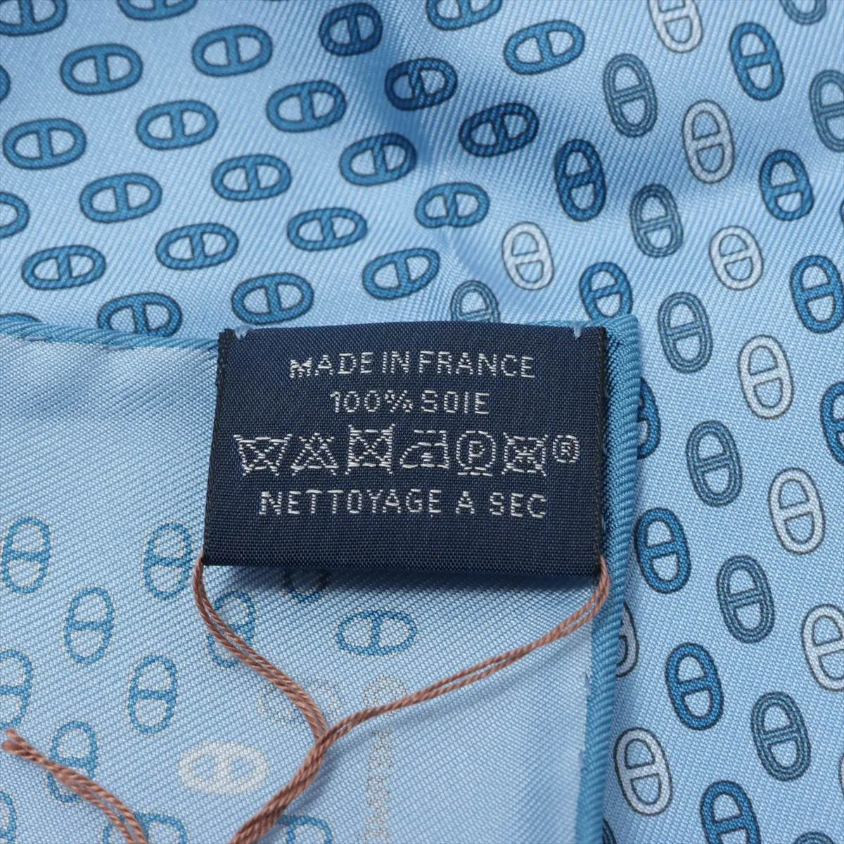 Hermes Trois Petits Maillons Pocket Square