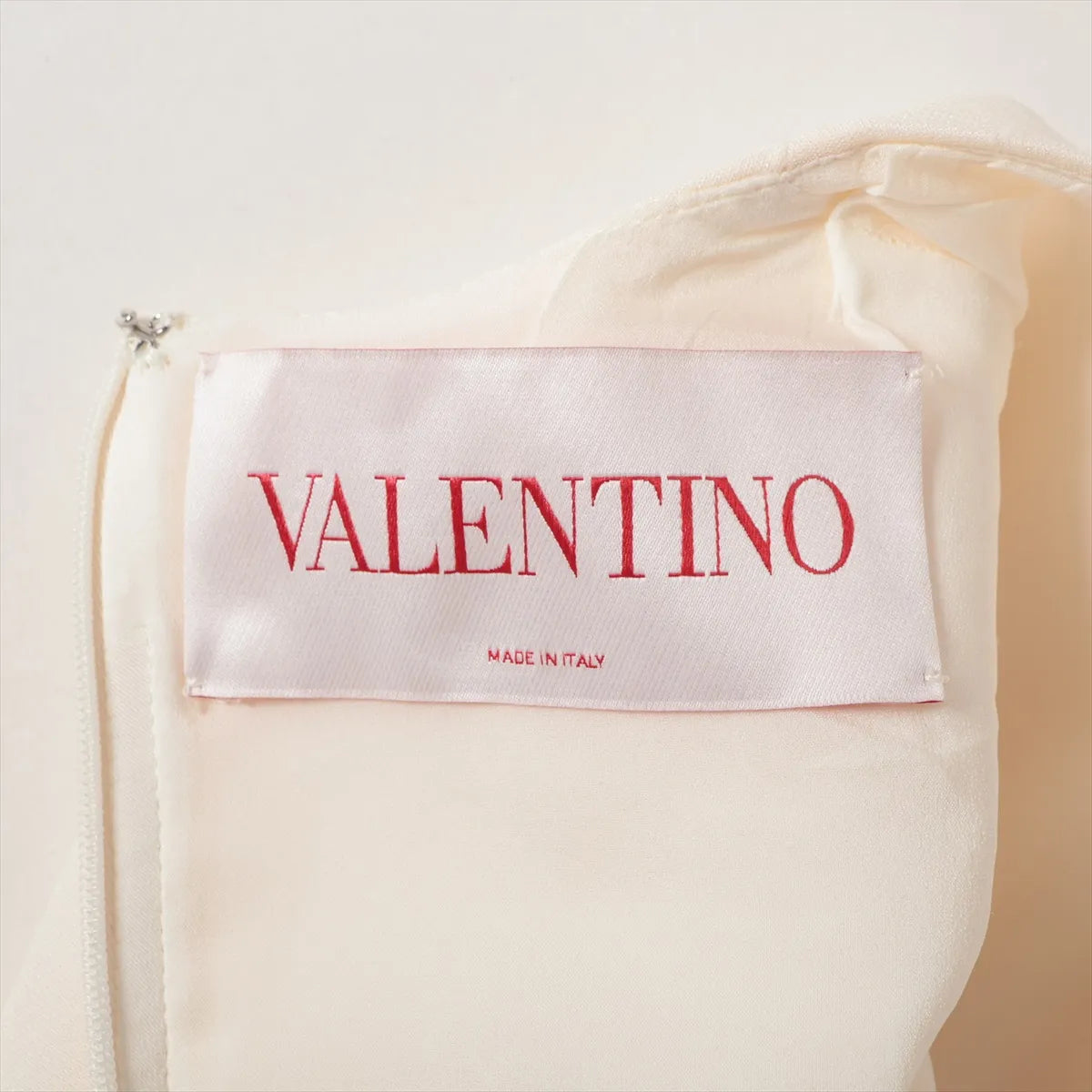 Valentino Bow Wool Mini Dress Ivory
