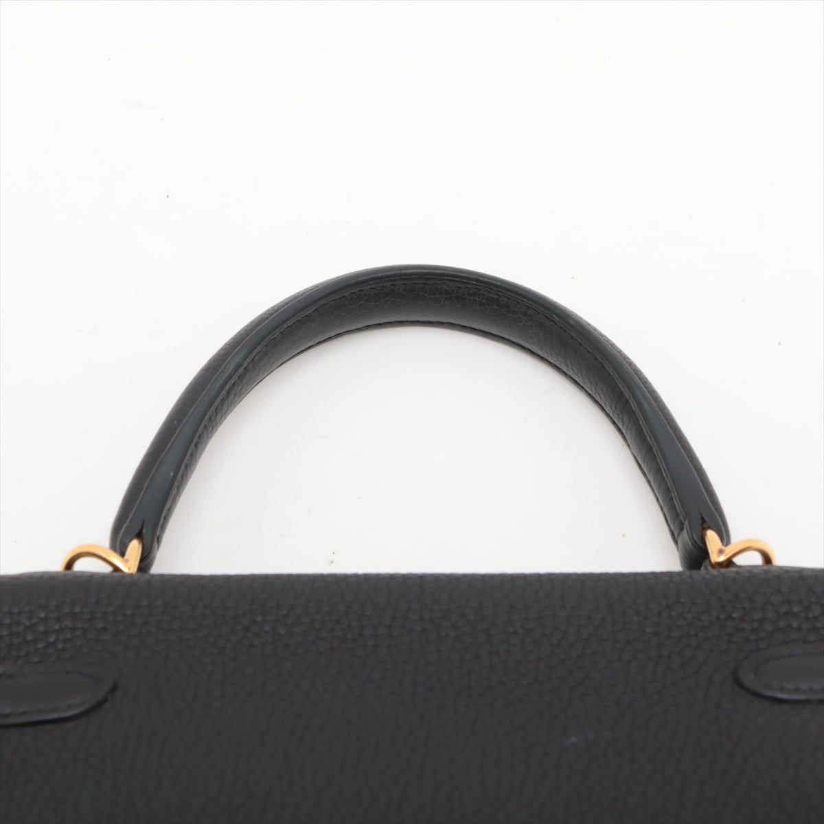 Hermes Kelly 25 Taurillon Clemence Shoulder Bag Black * PREORDER *