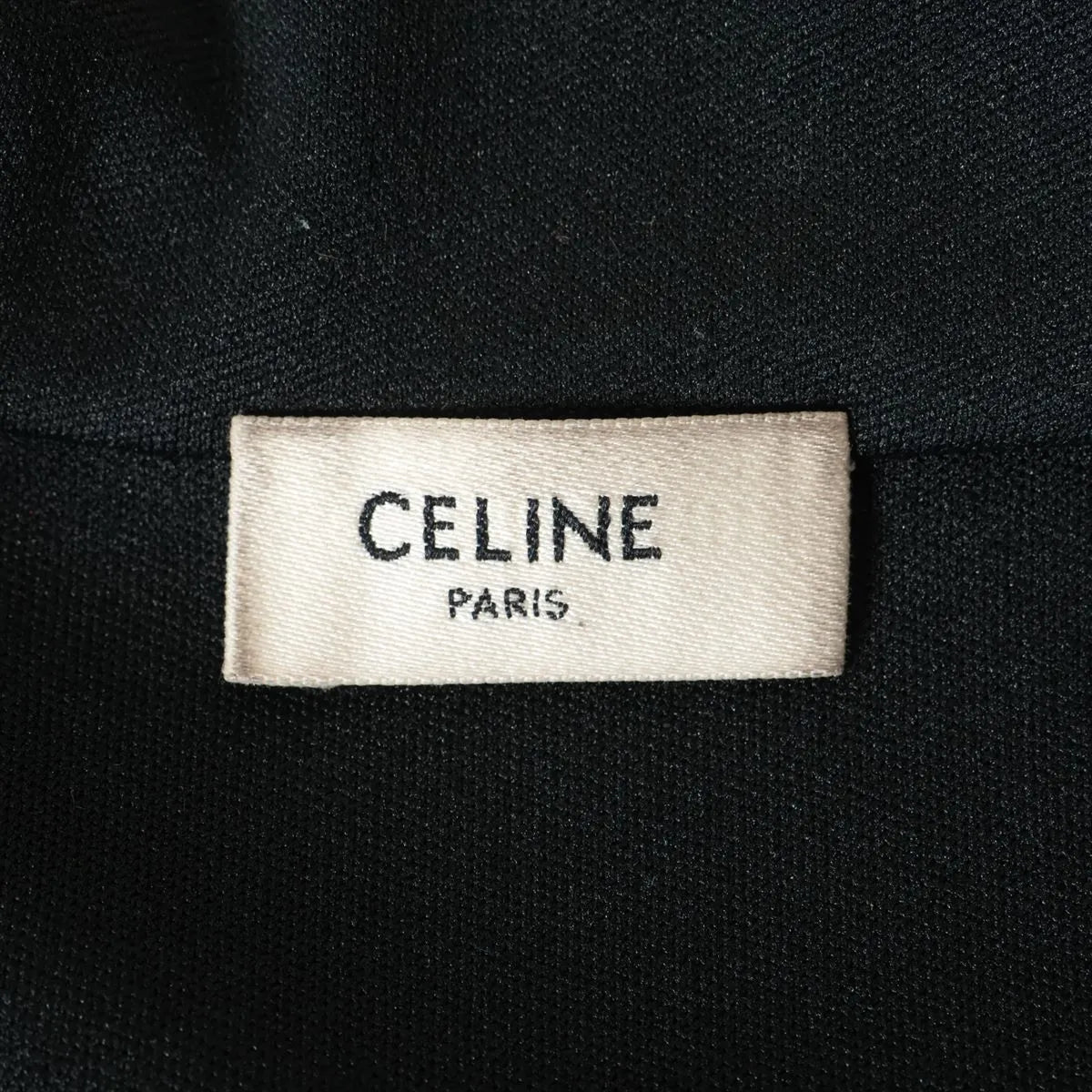 Celine Tracksuit Jacket In Double Jersey Black