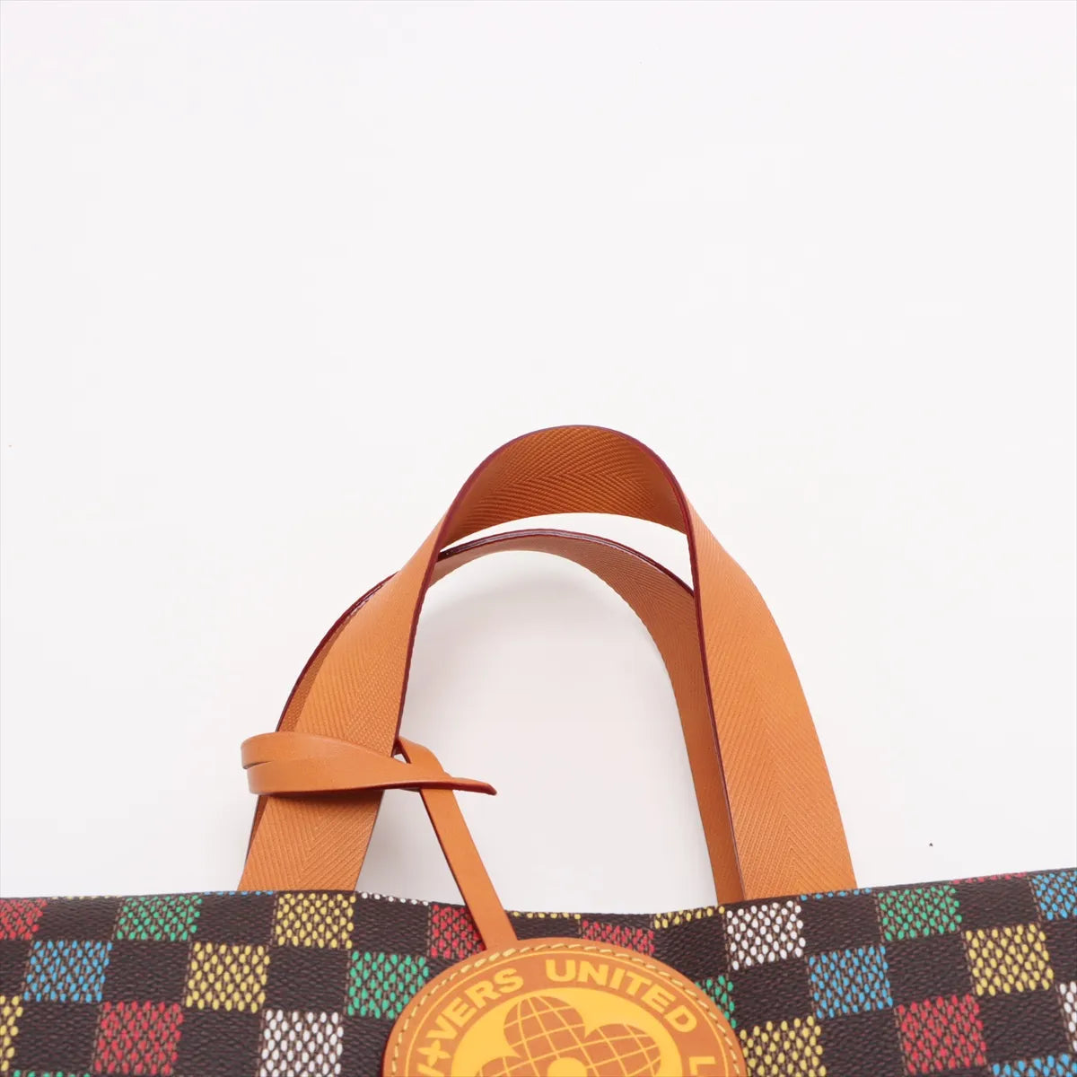 Louis Vuitton LV Vers United Damier Ebene Canvas Shopper Tote Bag MM Multicolor