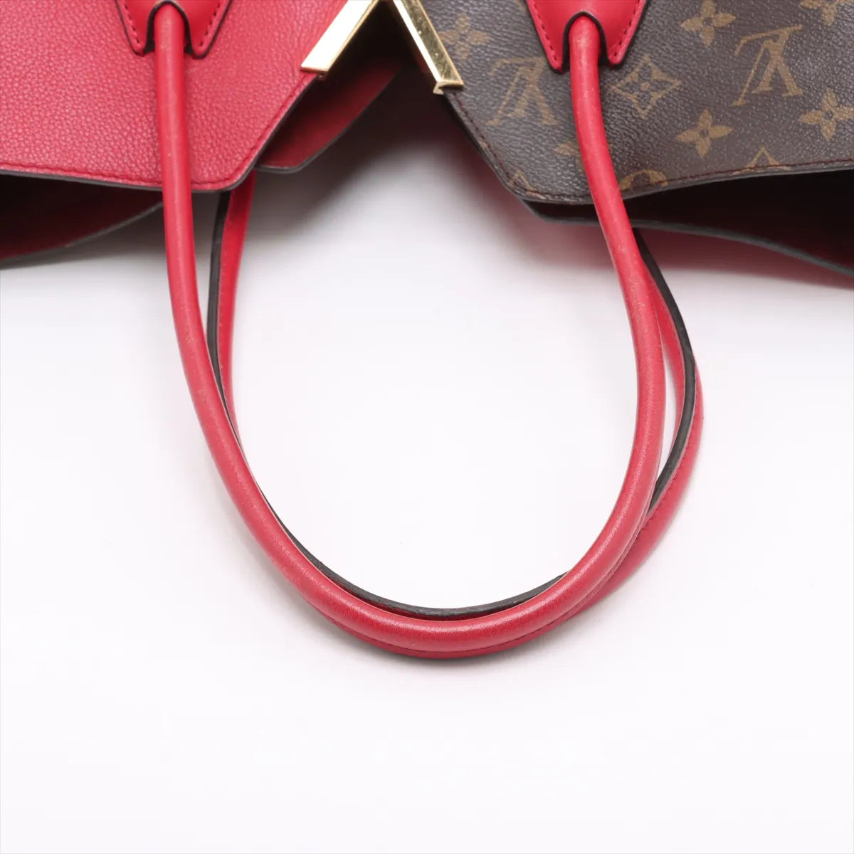 Louis Vuitton Monogram x Leather Kimono PM Brown x Red