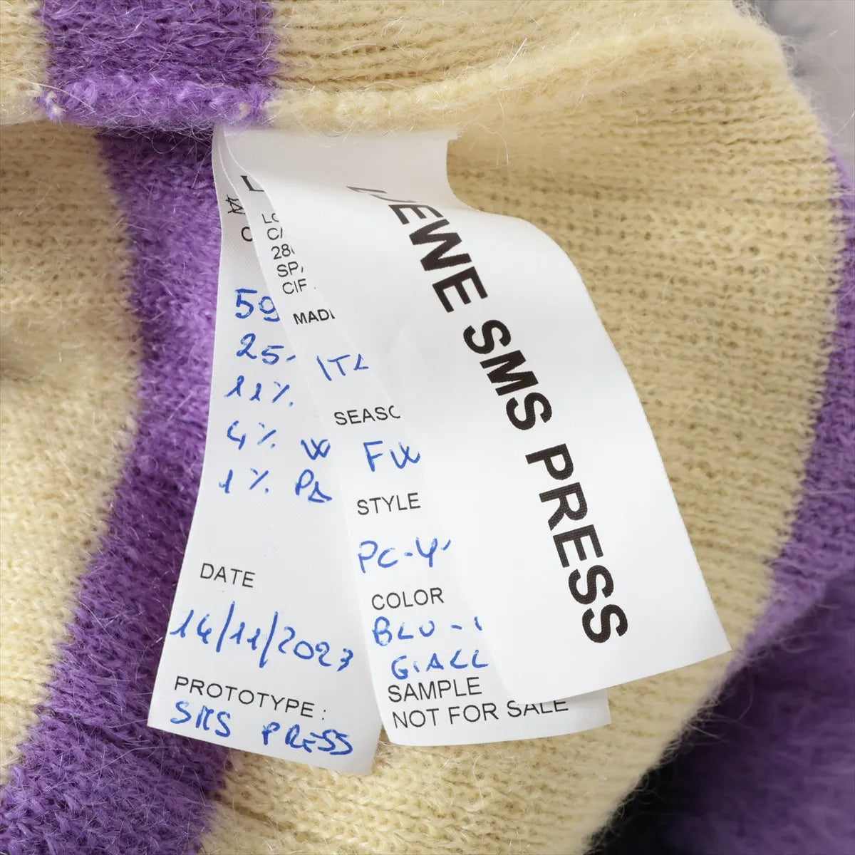 Loewe Multicolor Knit Wool Skirt