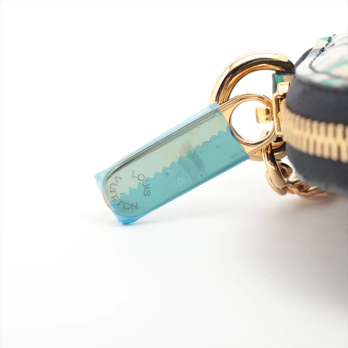 Louis Vuitton Vernis Leopard Heart Coin Purse Black