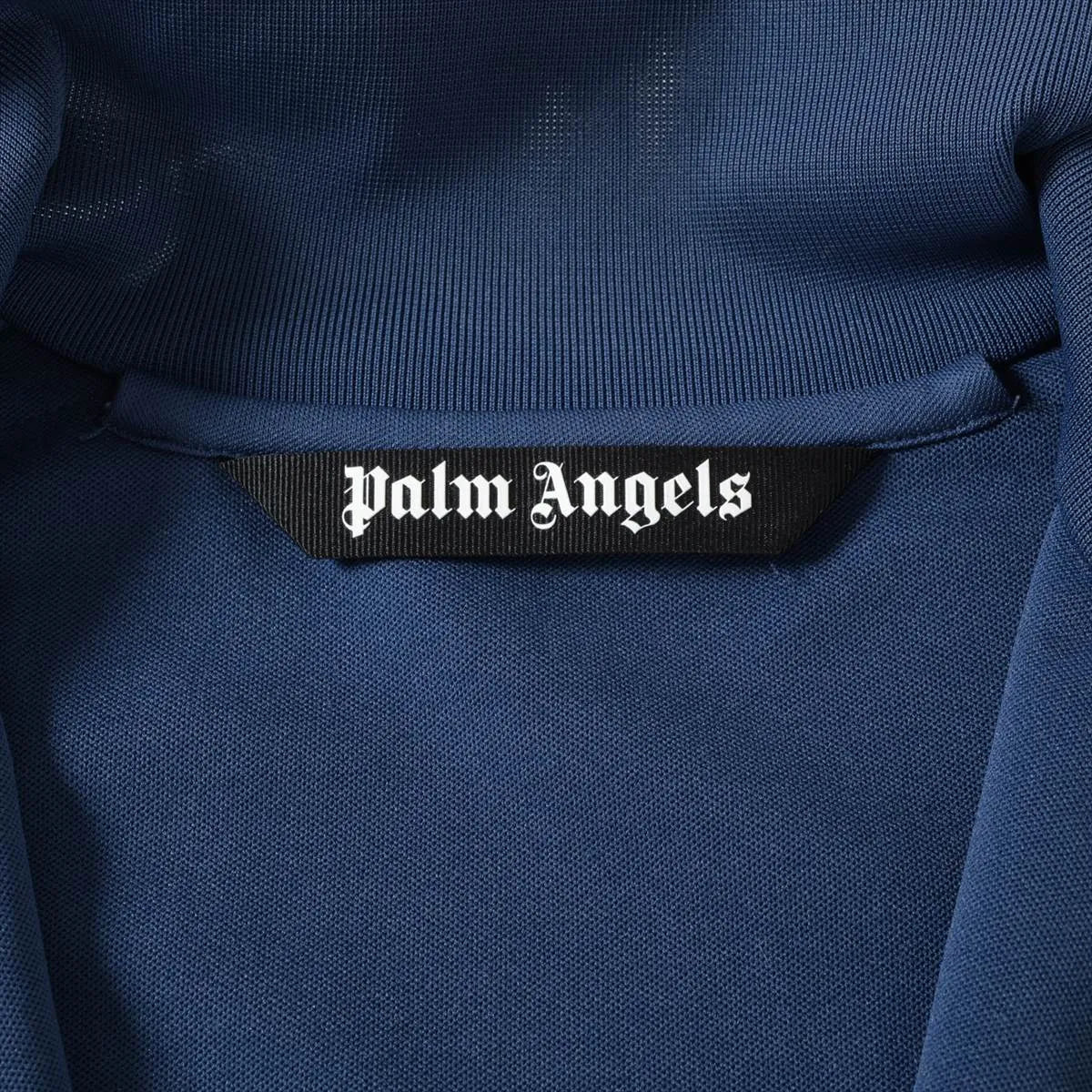 Palm Angels Polyester Track Jacket Navy Blue