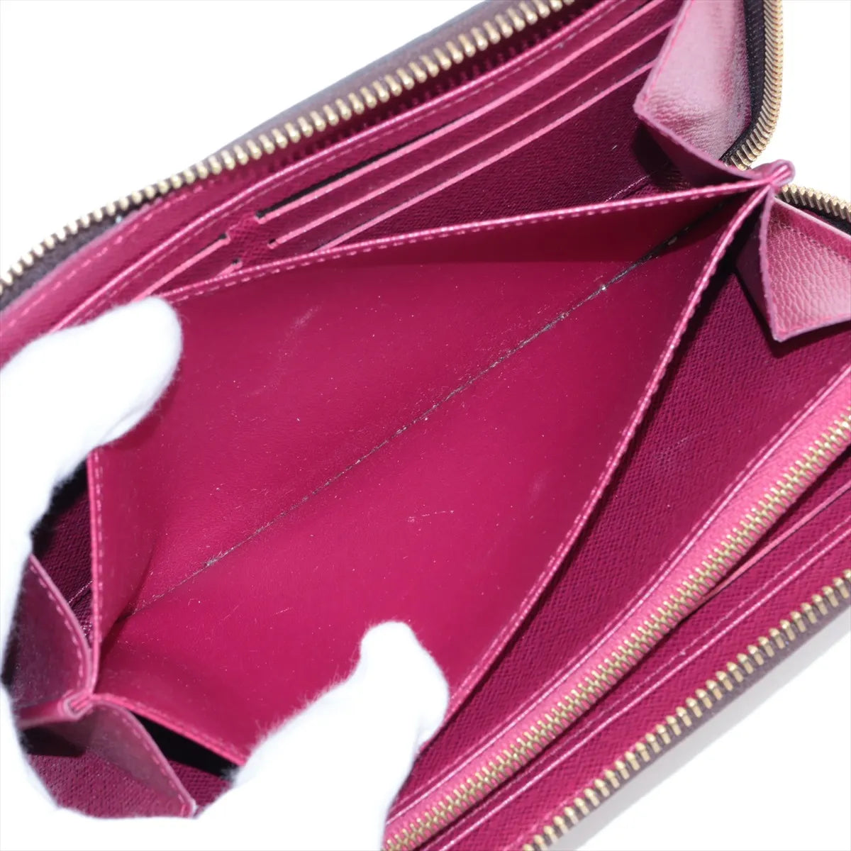 Louis Vuitton Monogram Zippy Wallet Fuchsia