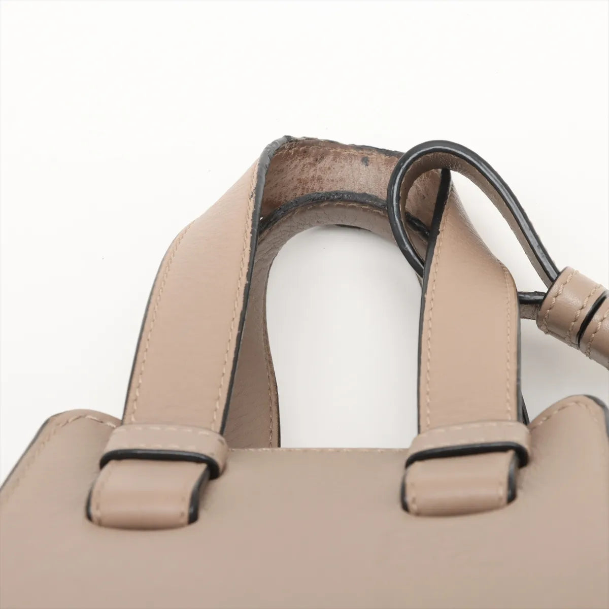 Loewe Hammock Small Leather Two-Way Shoulder Bag Beige