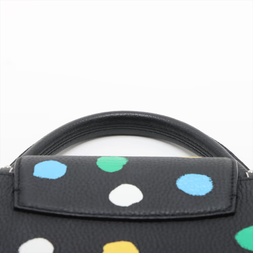 Louis Vuitton x Yayoi Kusama Capucines MM Black x Multicolor