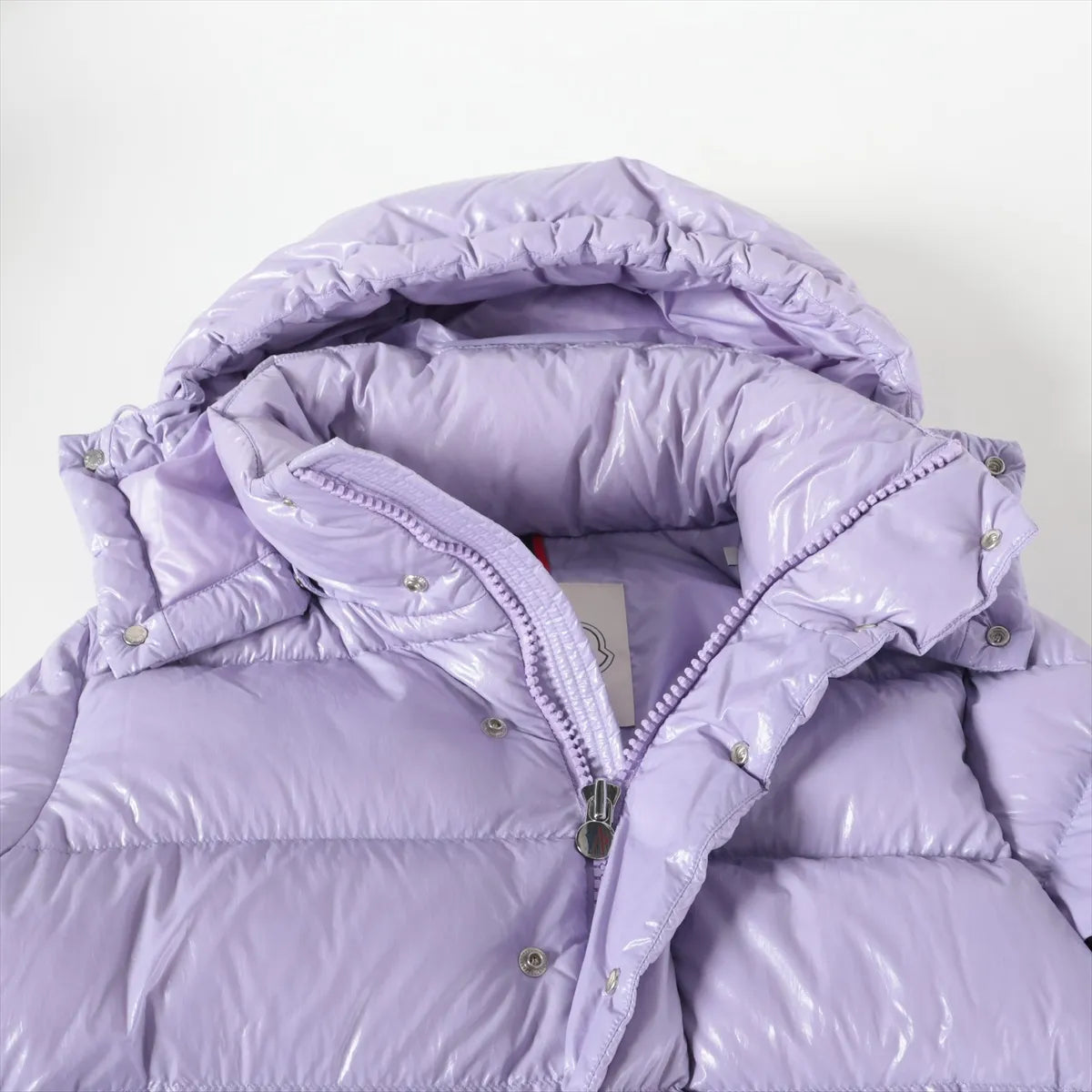 Moncler Nylon Down Jacket Purple