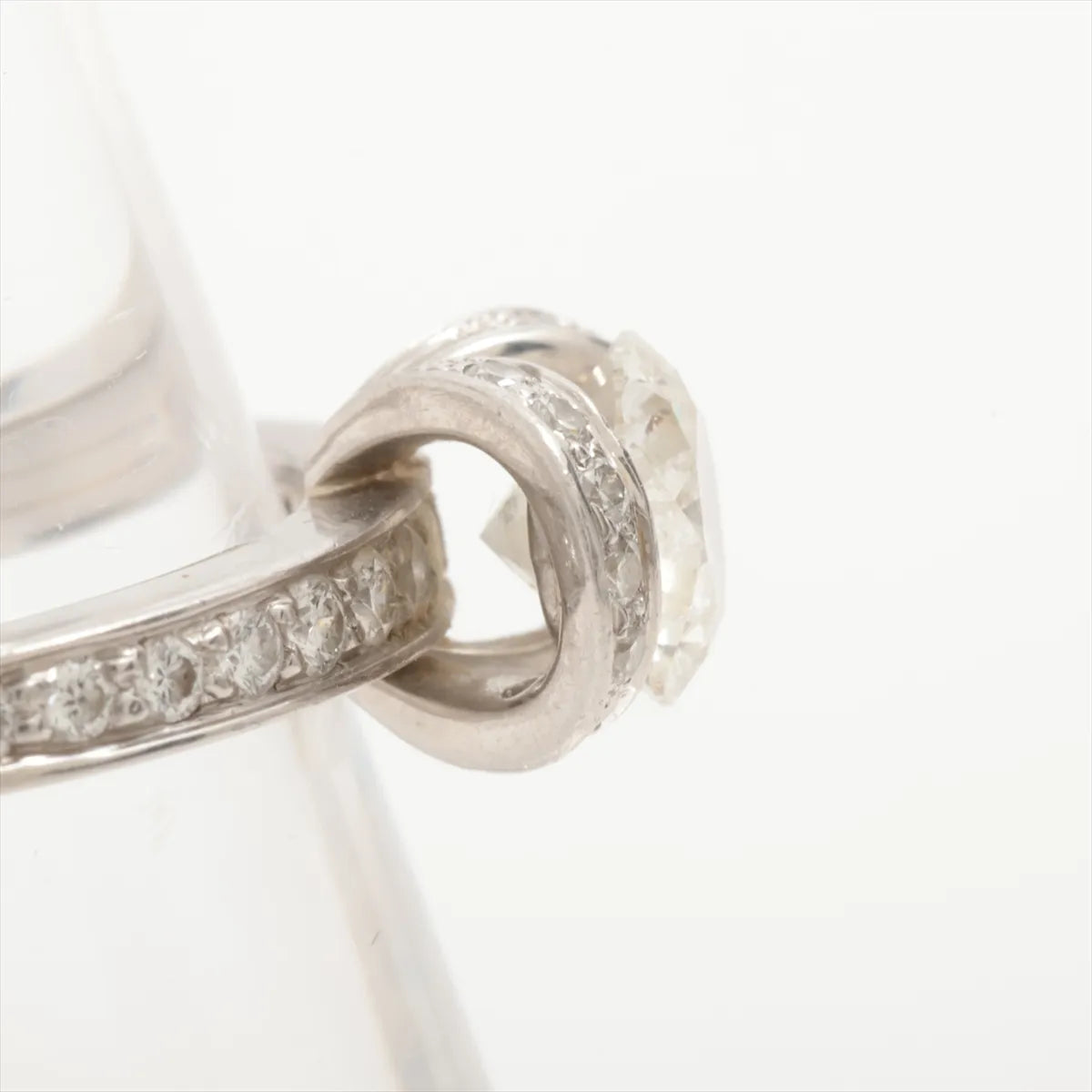 Tiffany & Co. Ribbon Diamond Ring Platinum