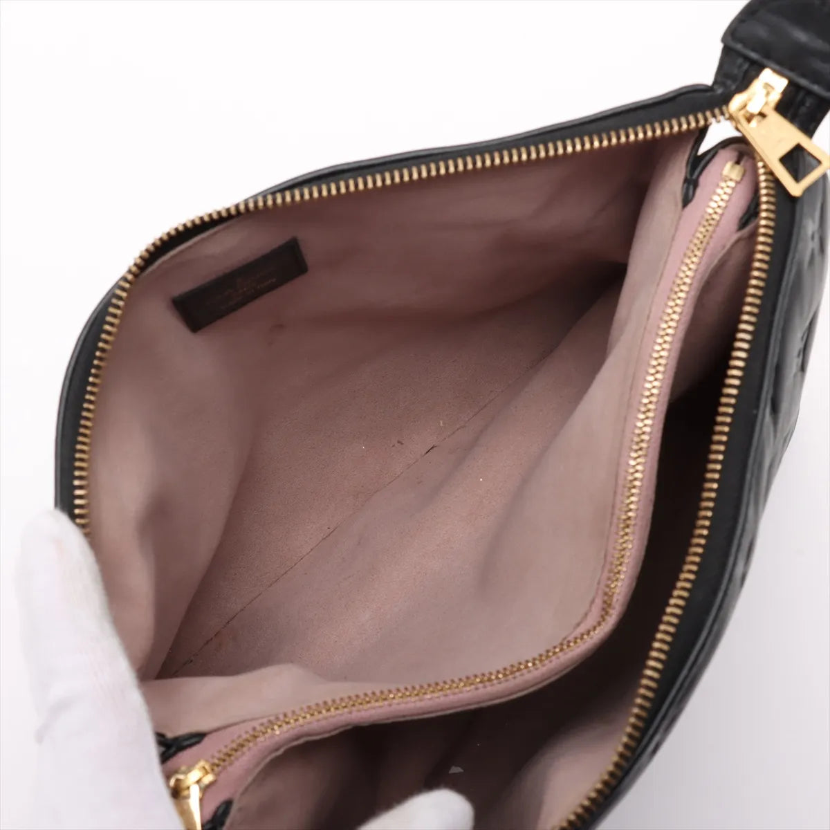 Louis Vuitton Monogram Embossed Coussin PM Black