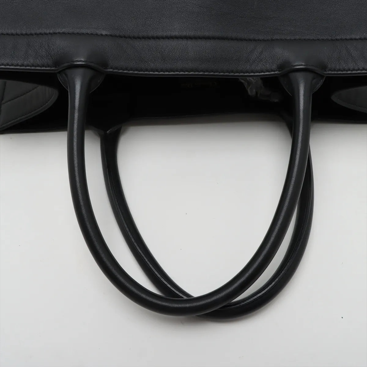 Christian Dior Book Tote Medium Leather Bag Black