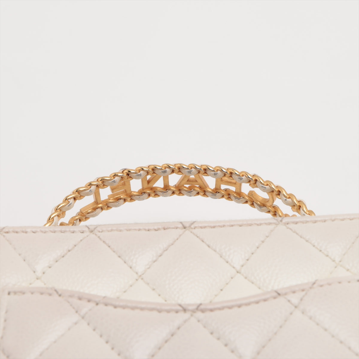 Chanel CC Logo Matelasse Caviar Skin Two-Way Camera Bag White * PREORDER *