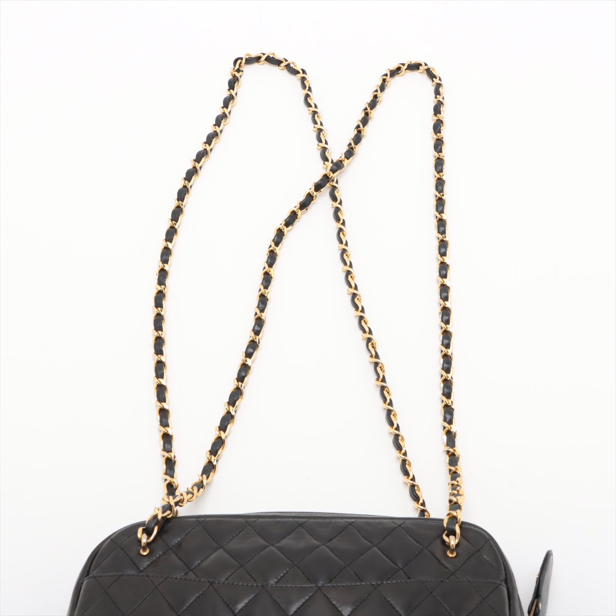 Chanel Matelasse Lambskin Chain Camera Bag Black * PREORDER *