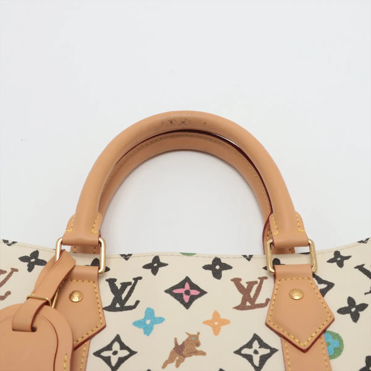 Louis Vuitton Monogram Multicolor Sac Plat Beige