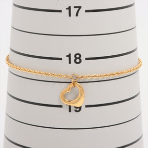 Tiffany & Co. Single Open Heart Bracelet Gold