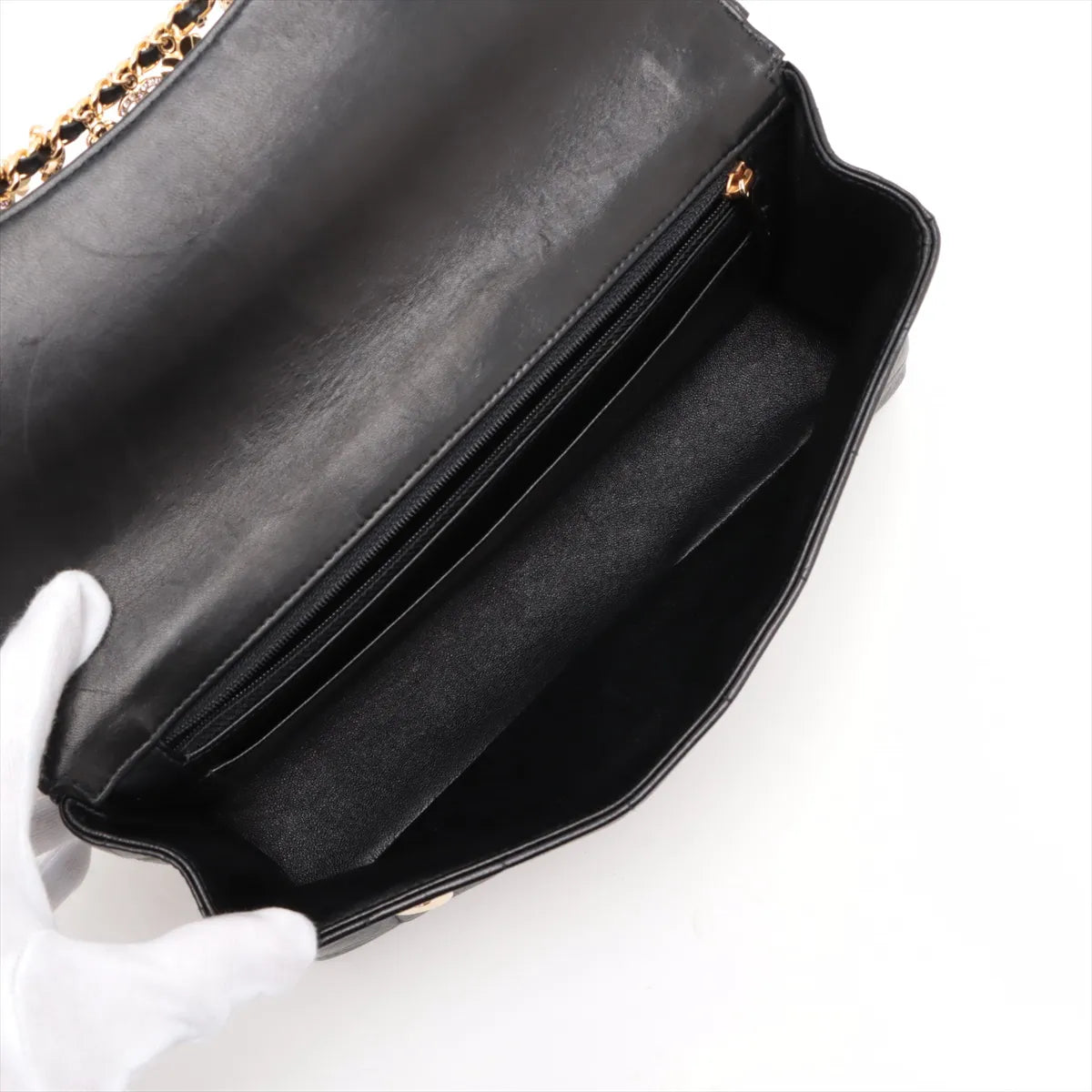 Chanel Chocolate Bar Lambskin Charm Chain Shoulder Bag Black *PREORDER*