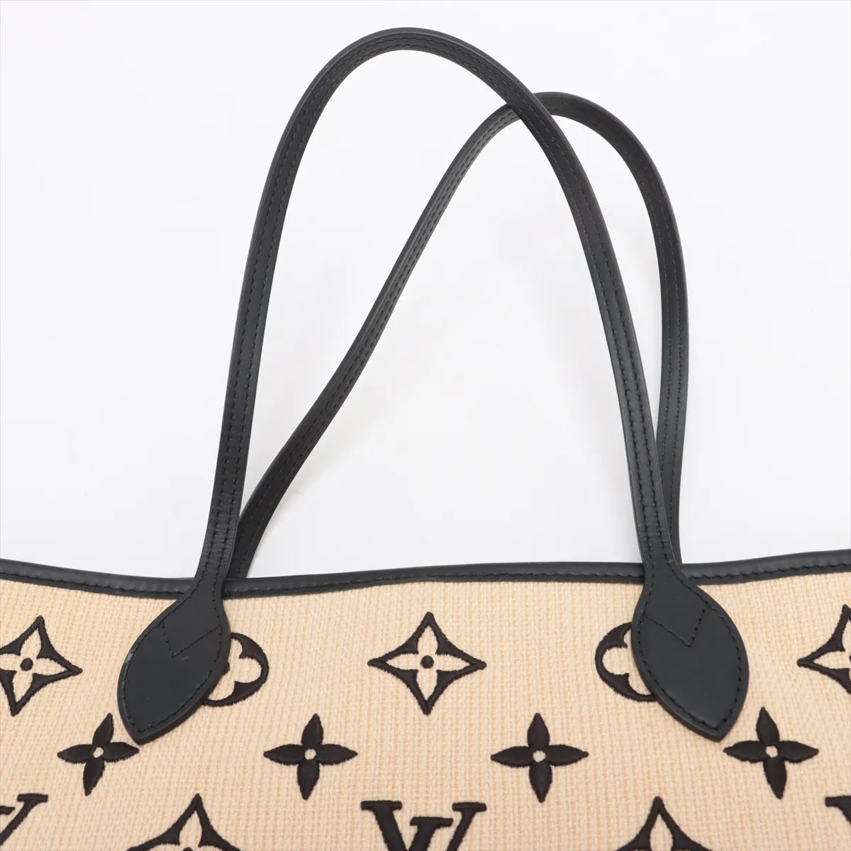 Louis Vuitton By The Pool Neverfull MM Beige x Black