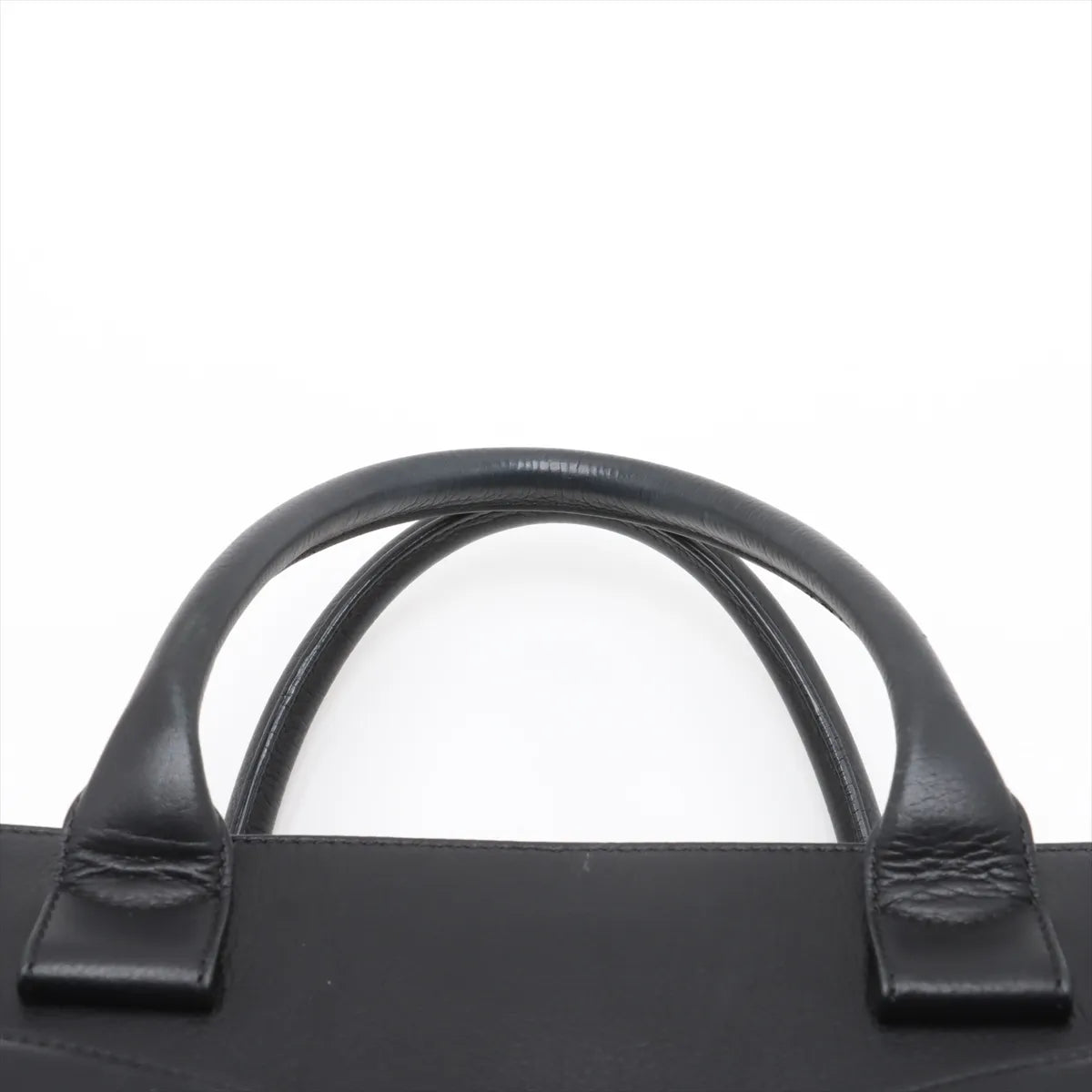 Chanel CC Logo Neo Executive Leather Handbag Black x Ivory