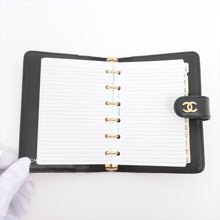 Load image into Gallery viewer, Chanel CC Logo Leather Notebook Cover