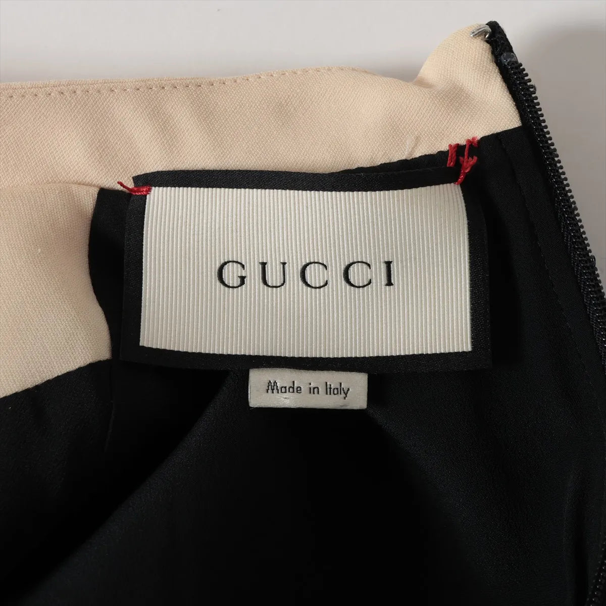 Gucci Floral Wool Long Sleeve Dress Black