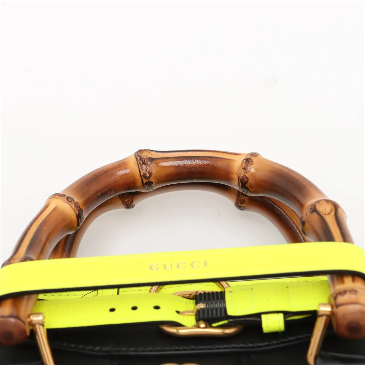 Gucci Bamboo Diana Leather Two-Way Handbag Black