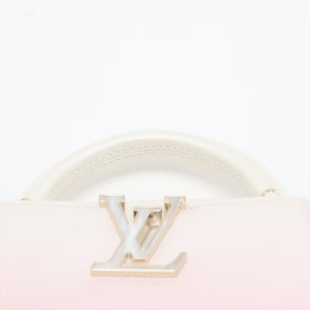 Louis Vuitton Capushell Mini Capucines Pink x White Gradient