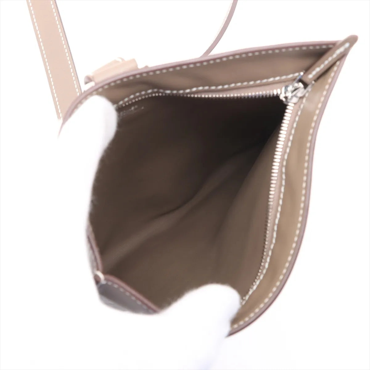 Hermès Portefeuilles Pochamp Plus Veau Swift Etoupe