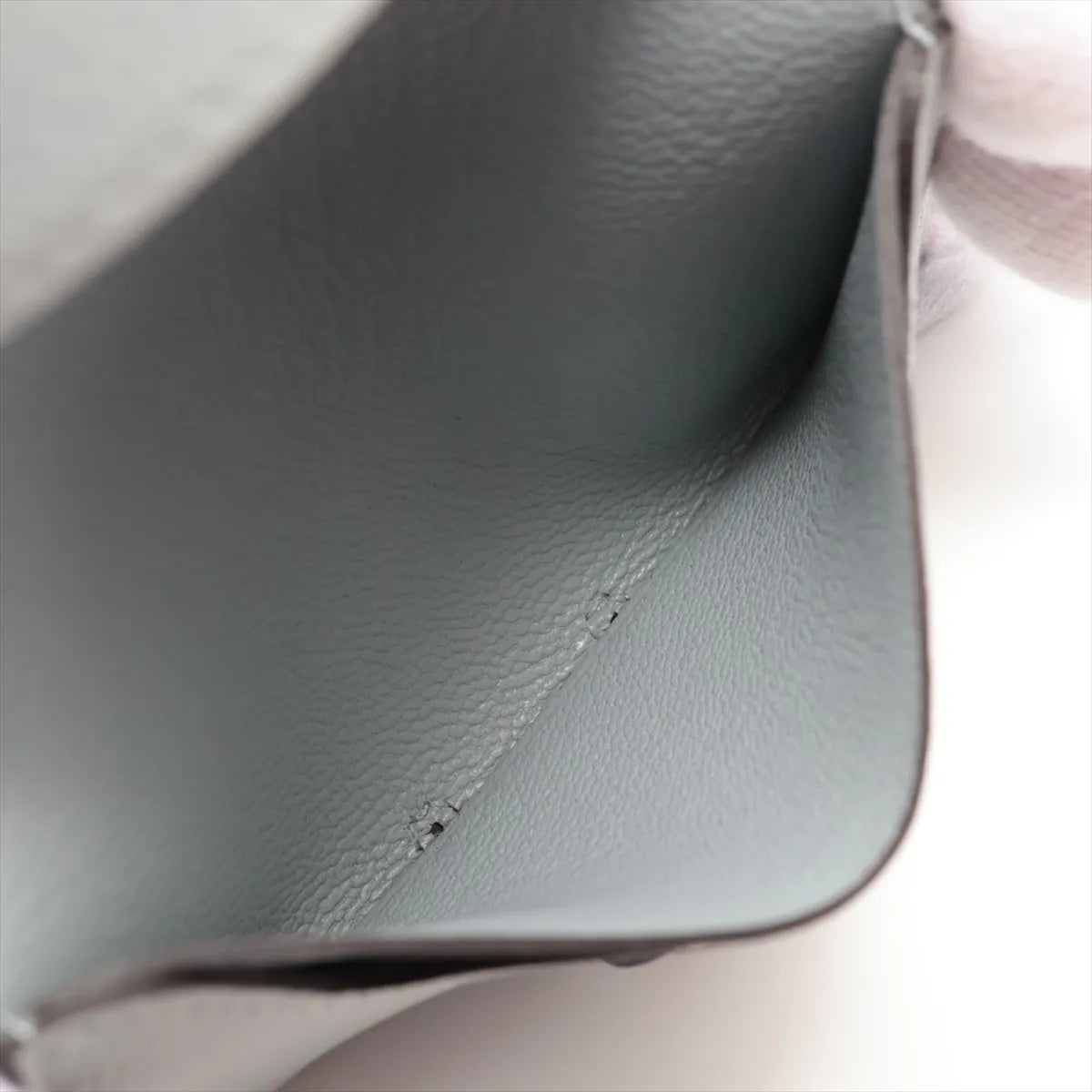 Hermès R.M.S Evercolor Card Case Gray