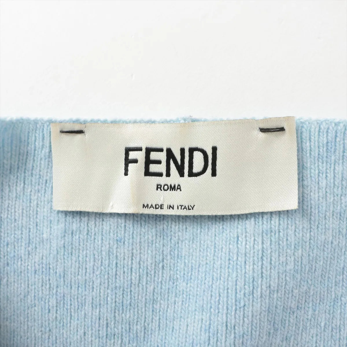 Fendi Wool Cashmere Cardigan Blue