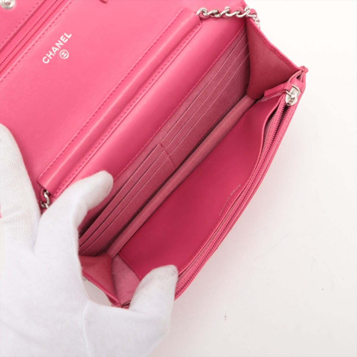 Chanel CC Logo Matelasse Lambskin Chain Wallet Bag Pink * PREORDER *